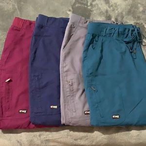 Bundle of 4 Greg’s Anatomy Petite Large Scrubs
